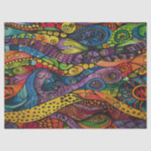 Zen Abstracte decoupage Tissuepapier (Voorkant)