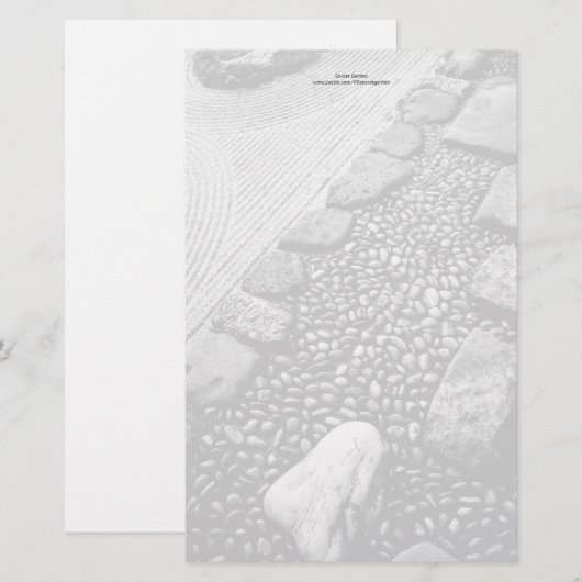Zen & Abstracte, persoonlijke artikelen Briefpapier (Voorkant / Achterkant)