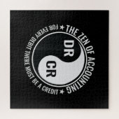 Zen Accounting Major Grage Funny Accountant Legpuzzel (Horizontaal)