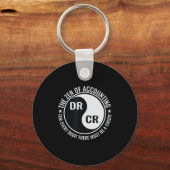 Zen Accounting Major Grage Funny Accountant Sleutelhanger (Voorkant)