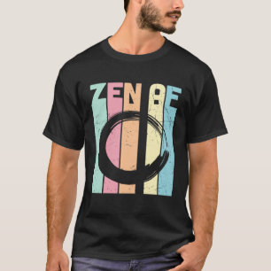 Zen AF Cirkel Retro Vintage Yoga Zen Meditatie Na T-shirt