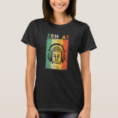 Zen Af Yoga Meditatie T-shirt (Voorkant)