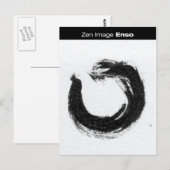 Zen-Afbeelding: Enso Briefkaart (Voorkant / Achterkant)