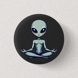 Zen Alien Ronde Button 3,2 Cm
