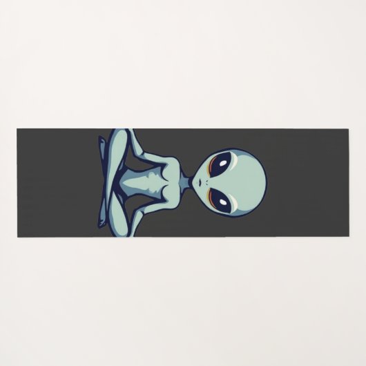 Zen Alien Yogamat (Achterkant (horizontaal))
