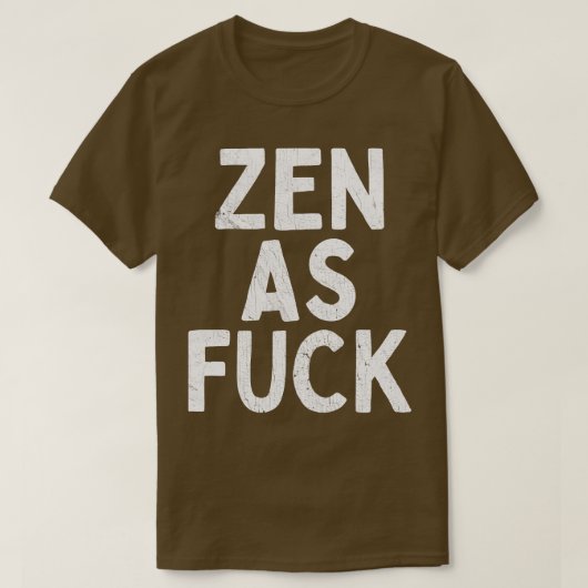 Zen als 1 t-shirt (Design voorkant)