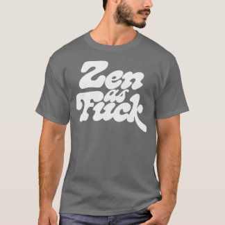 Zen als Retro Typografie Ontwerp 4 T-shirt