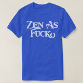 Zen als Retro Typografie Ontwerp T-shirt (Design voorkant)