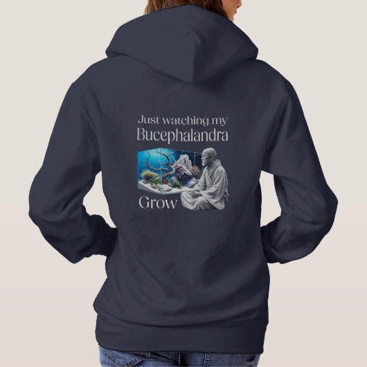 Zen and Bucephalandra – The Art of Aquascaping Hoodie (Achterkant)