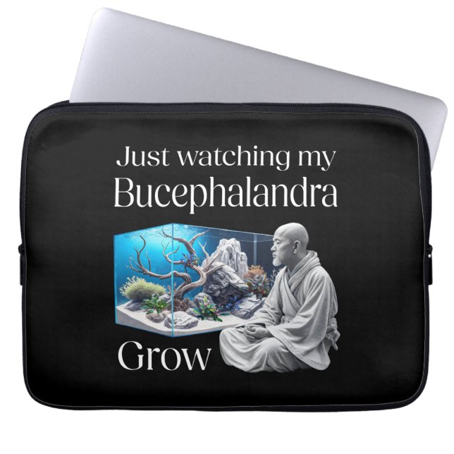 Zen and Bucephalandra – The Art of Aquascaping Laptop Sleeve (Voorkant)