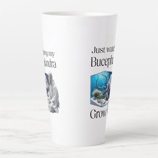 Zen and Bucephalandra – The Art of Aquascaping Latte Mok (Voorkant)