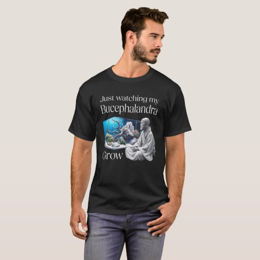 Zen and Bucephalandra – The Art of Aquascaping T-shirt (Voorkant volledig)