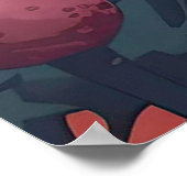 Zen Anime Poster - Lofi Wall Art voor Indie Kamers (Hoek)