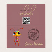 Zen Ants 1 Visitekaartje (Buitenkant ongevouwen)