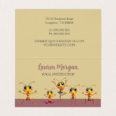 Zen Ants 1 Visitekaartje (Binnenkant ongevouwen)