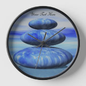 Zen Arctic Stones balanceren wandklok (Voorkant)