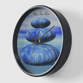 Zen Arctic Stones balanceren wandklok (Hoek)