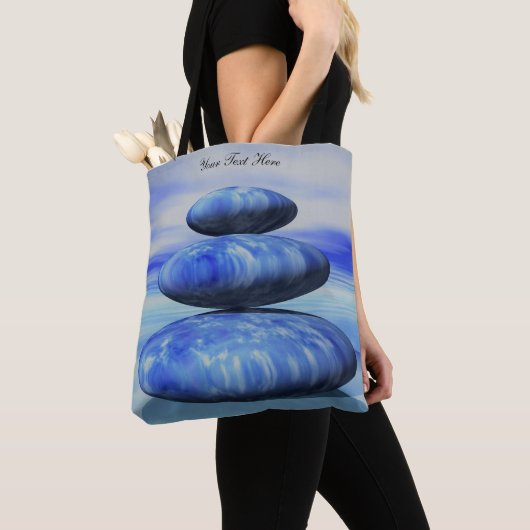 Zen Arctic Stones-balans Tote Bag (Dichtbij)