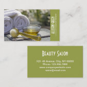 Zen Aromatherapie Massagetherapeut Salon SPA Visitekaartje (Voorkant / Achterkant)