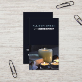 Zen Aromatherapie Massagetherapeut Salon SPA Visitekaartje