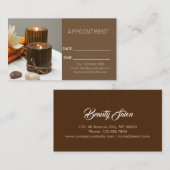 Zen Aromatherapie SPA Massagetherapie Afspraak Afsprakenkaartje (Voorkant / Achterkant)