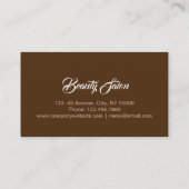 Zen Aromatherapie SPA Massagetherapie Afspraak Afsprakenkaartje (Achterkant)