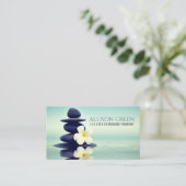 Zen Aromatherapy Massage Therapy Yoga Meditation Visitekaartje (Staand voorkant)
