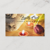 Zen Aromatherapy SPA Massagetherapie Loyaliteit Klantenkaartje (Voorkant)