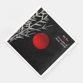 Zen Art, geluk, gepersonaliseerd Servet (Hoek)