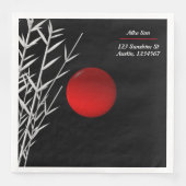 Zen Art, geluk, gepersonaliseerd Servet (Voorkant)