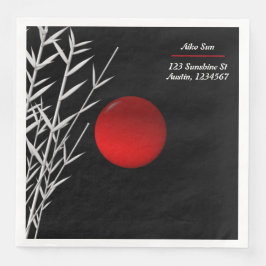 Zen Art, geluk, gepersonaliseerd Servet