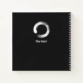 Zen Art Hippie Capybara Sketchbook Spiral Notitieboek (Achterkant)