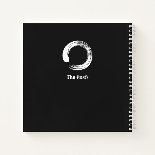 Zen Art Hippie Capybara Sketchbook Spiral Notitieboek (Achterkant)