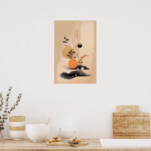 Zen Art Japandi Poster (Keuken)