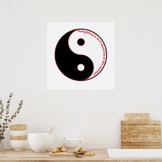 Zen Art Poster (Keuken)