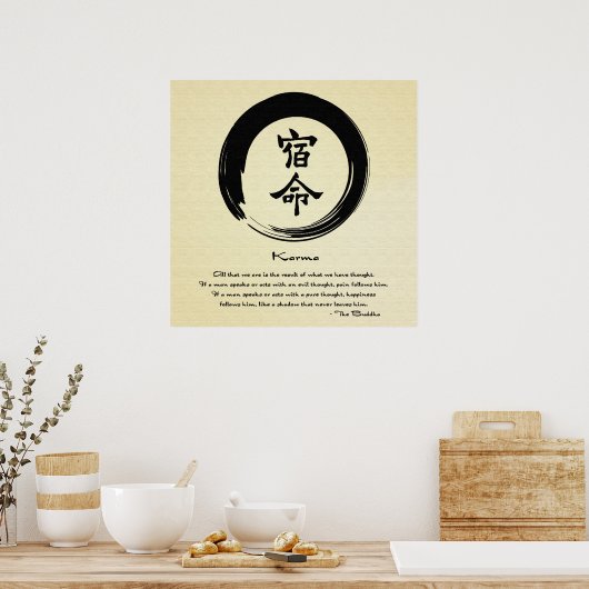 Zen Art Poster (Keuken)