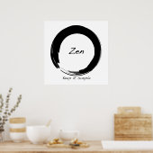 Zen Art Poster (Keuken)