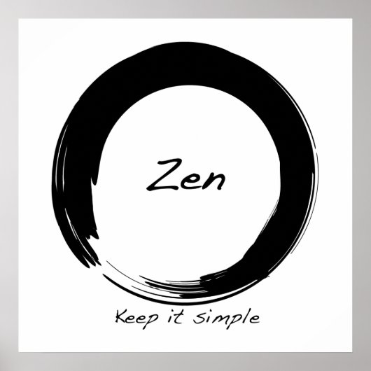 Zen Art Poster (Voorkant)