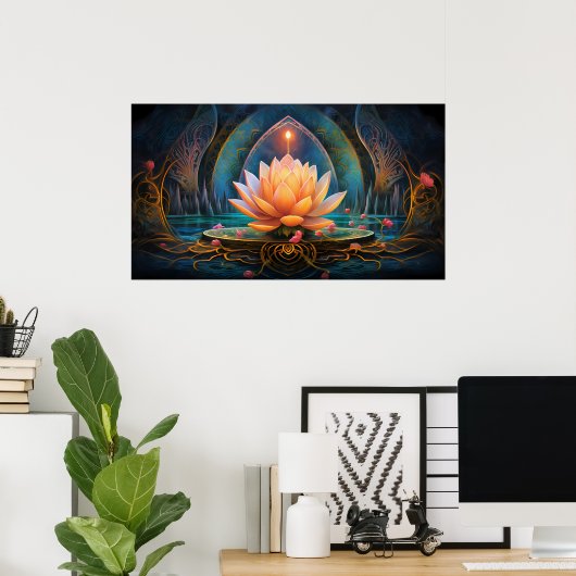 Zen Art Poster (Thuiskantoor)