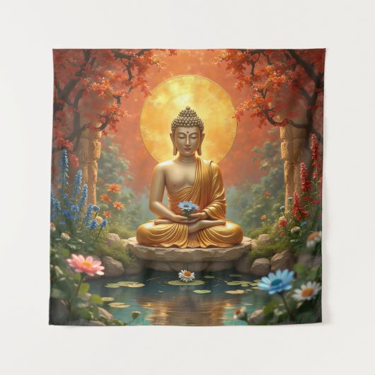 Zen Art Tapestry Wandkleed (Voorkant)