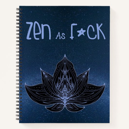 ZEN AS F*CK Dagboek Notitieboek (Voorkant)
