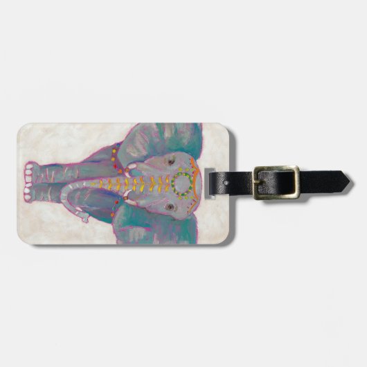 Zen Asian Elephant Bagagelabel (Voorkant horizontaal)