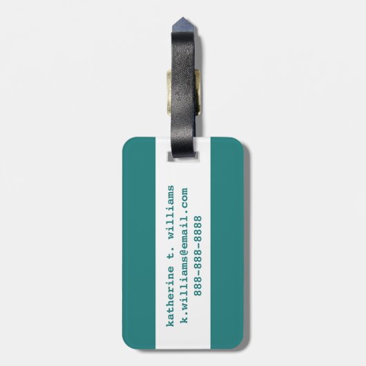 Zen Asian Elephant Bagagelabel (Achterkant verticaal)