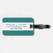 Zen Asian Elephant Bagagelabel (Achterkant horizontaal)