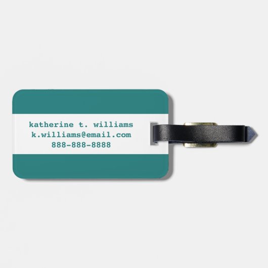 Zen Asian Elephant Bagagelabel (Achterkant horizontaal)