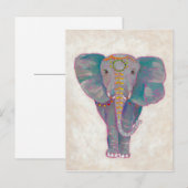 Zen Asian Elephant Briefkaart (Voorkant / Achterkant)