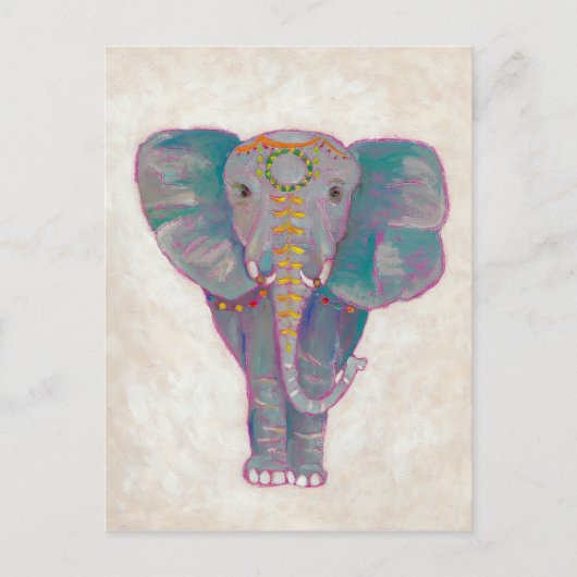 Zen Asian Elephant Briefkaart (Voorkant)