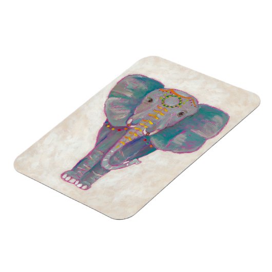 Zen Asian Elephant Magneet (Linkerzijde)