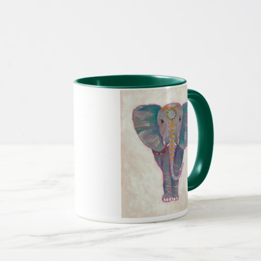 Zen Asian Elephant Mok (Voorkant rechts)