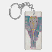 Zen Asian Elephant Sleutelhanger (Voorkant Links)